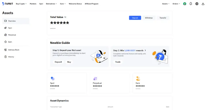 Tapbit Exchange Profile ()