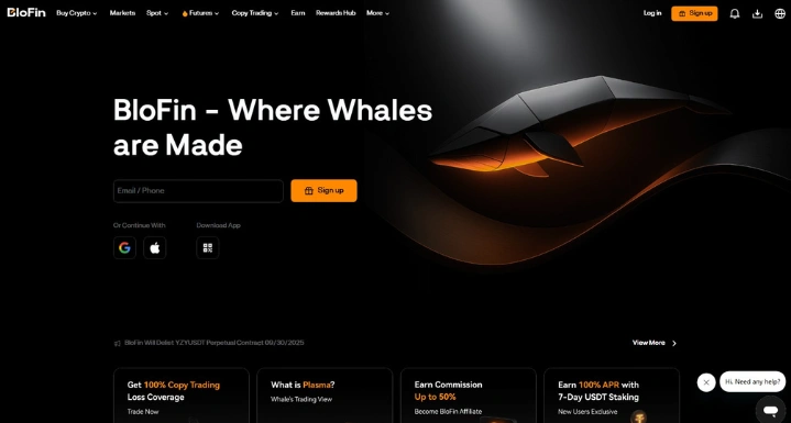Blofin exchange 2