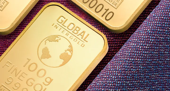 three Gold brick