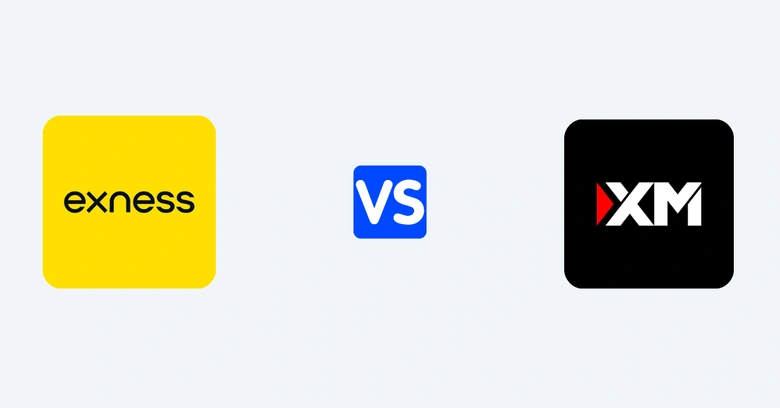 Exness vs XM broker comparison chart