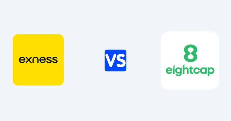 Exness vs eightcap comparison chart