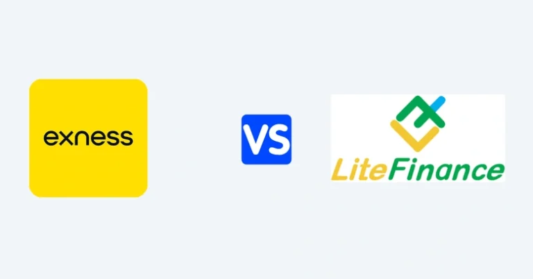 Exness vs litefinance comparison chart
