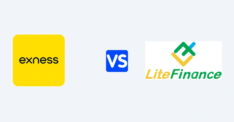 Exness vs litefinance comparison chart