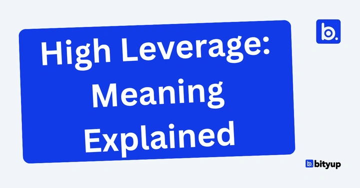 High Leverage Meaning Explained