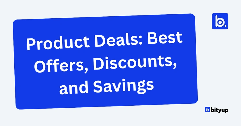 Product Deals Best Offers, Discounts, and Savings